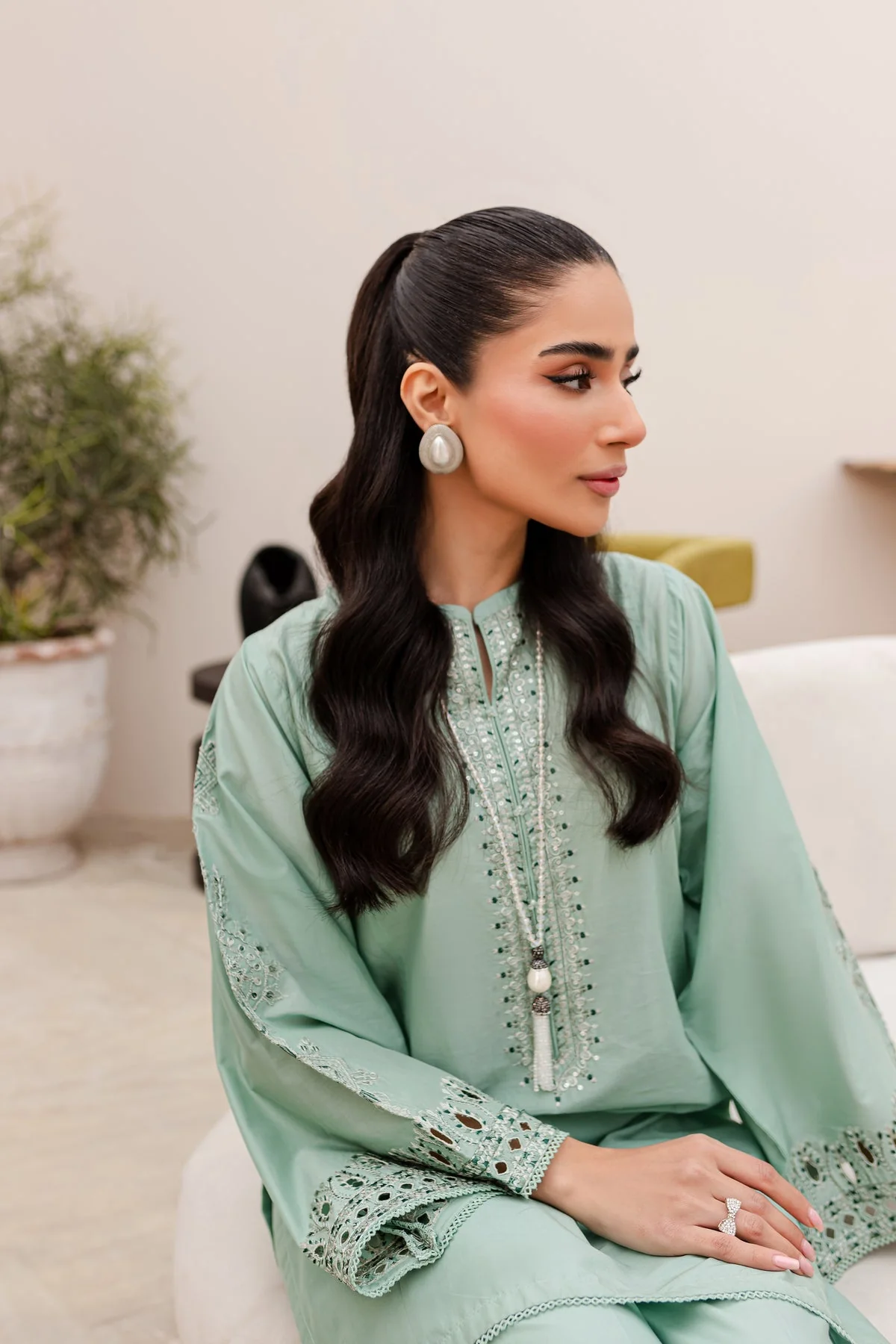 Best Seller - Alex - 2Pc Stitched Embroidered Dress - Image 4