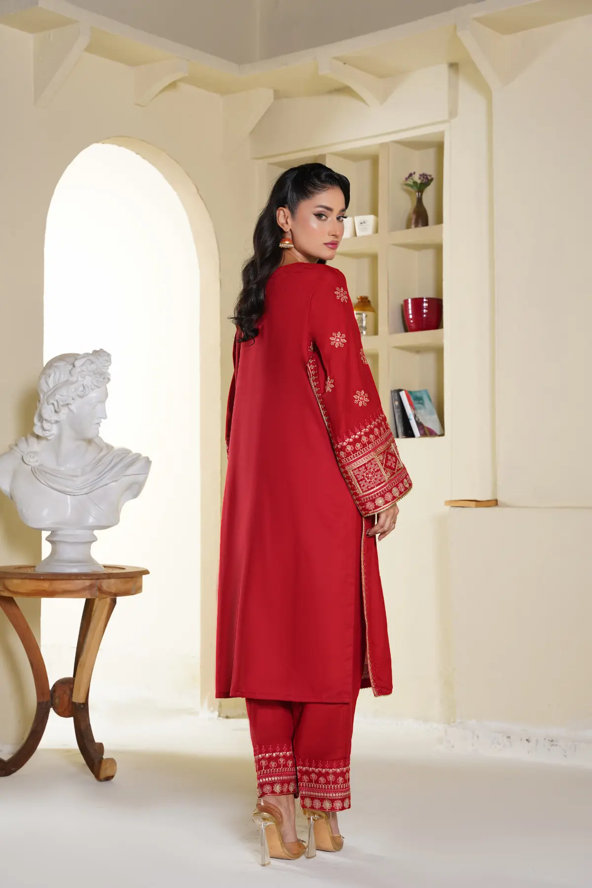 Best Seller - Imperial - 2Pc Stitched Embroidered Dress - Image 10