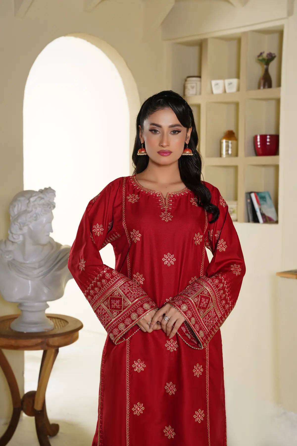 Best Seller - Imperial - 2Pc Stitched Embroidered Dress - Image 3