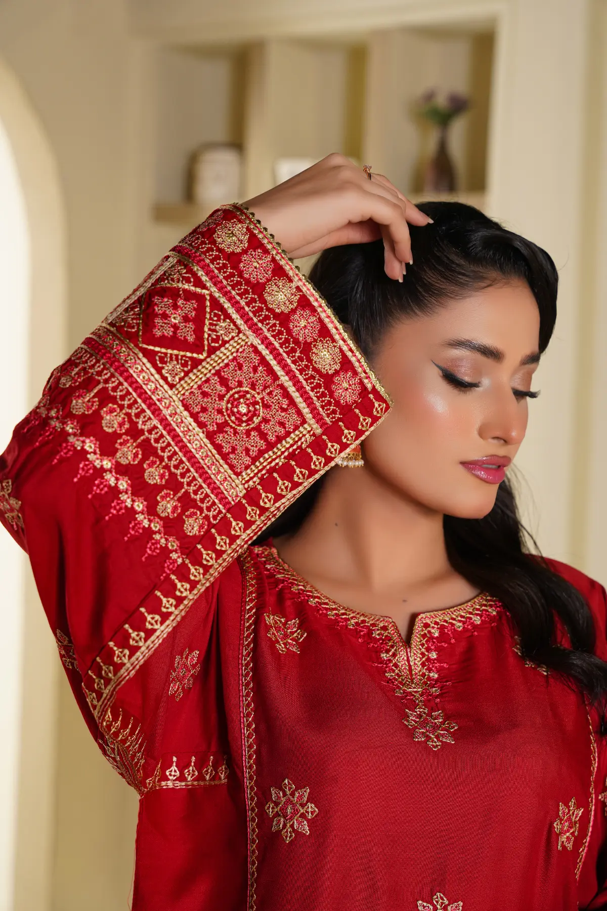 Best Seller - Imperial - 2Pc Stitched Embroidered Dress - Image 4