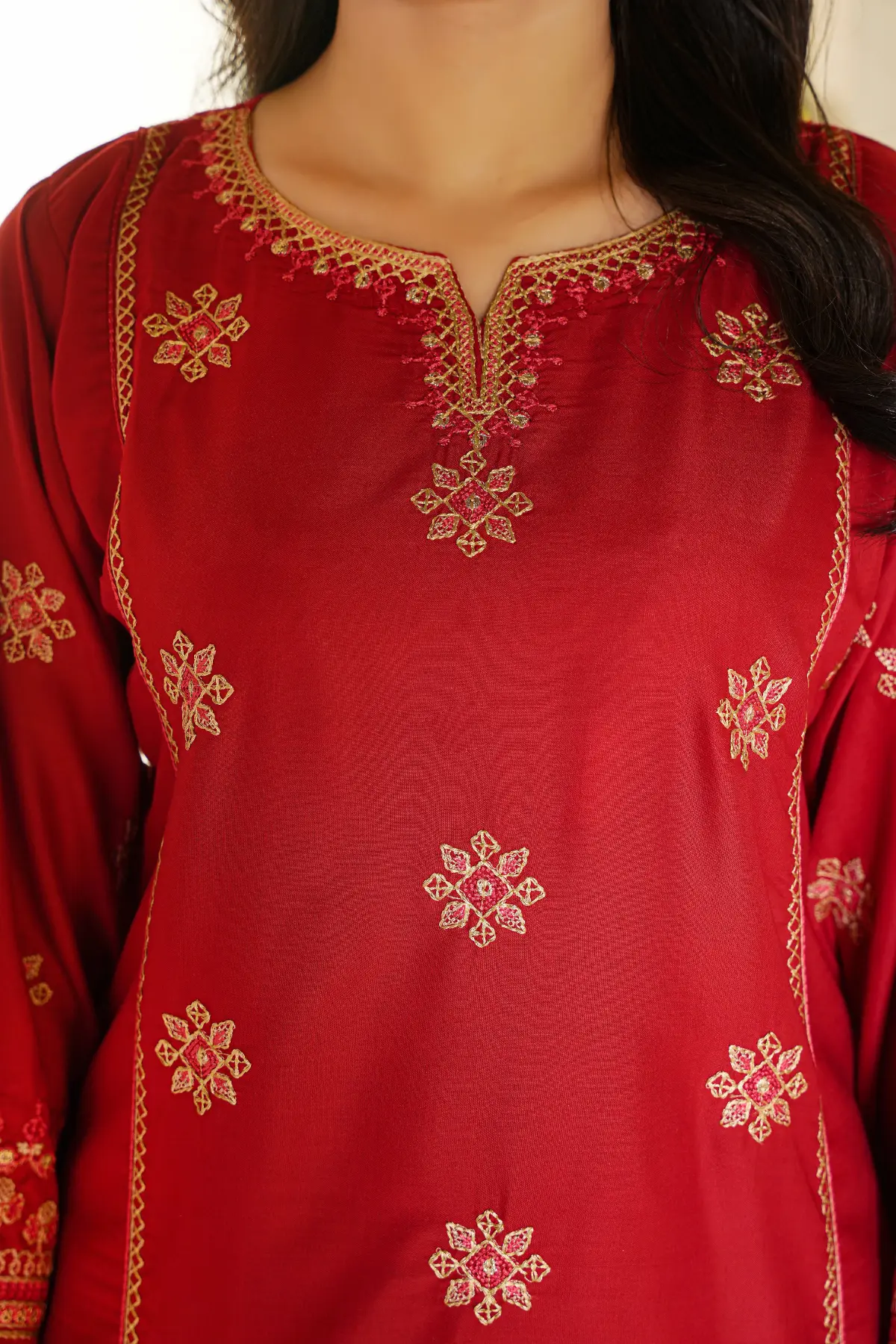 Best Seller - Imperial - 2Pc Stitched Embroidered Dress - Image 9