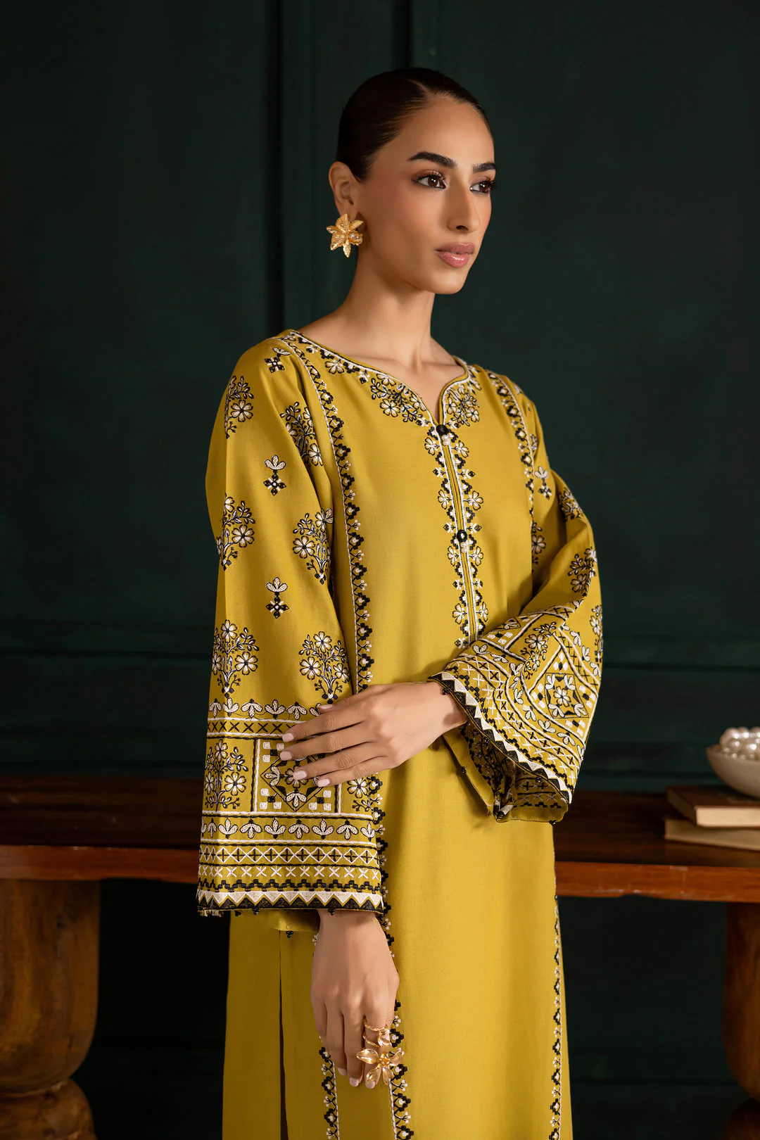 Best Seller - Kantha - 2Pc Stitched Embroidered Dress - Image 6