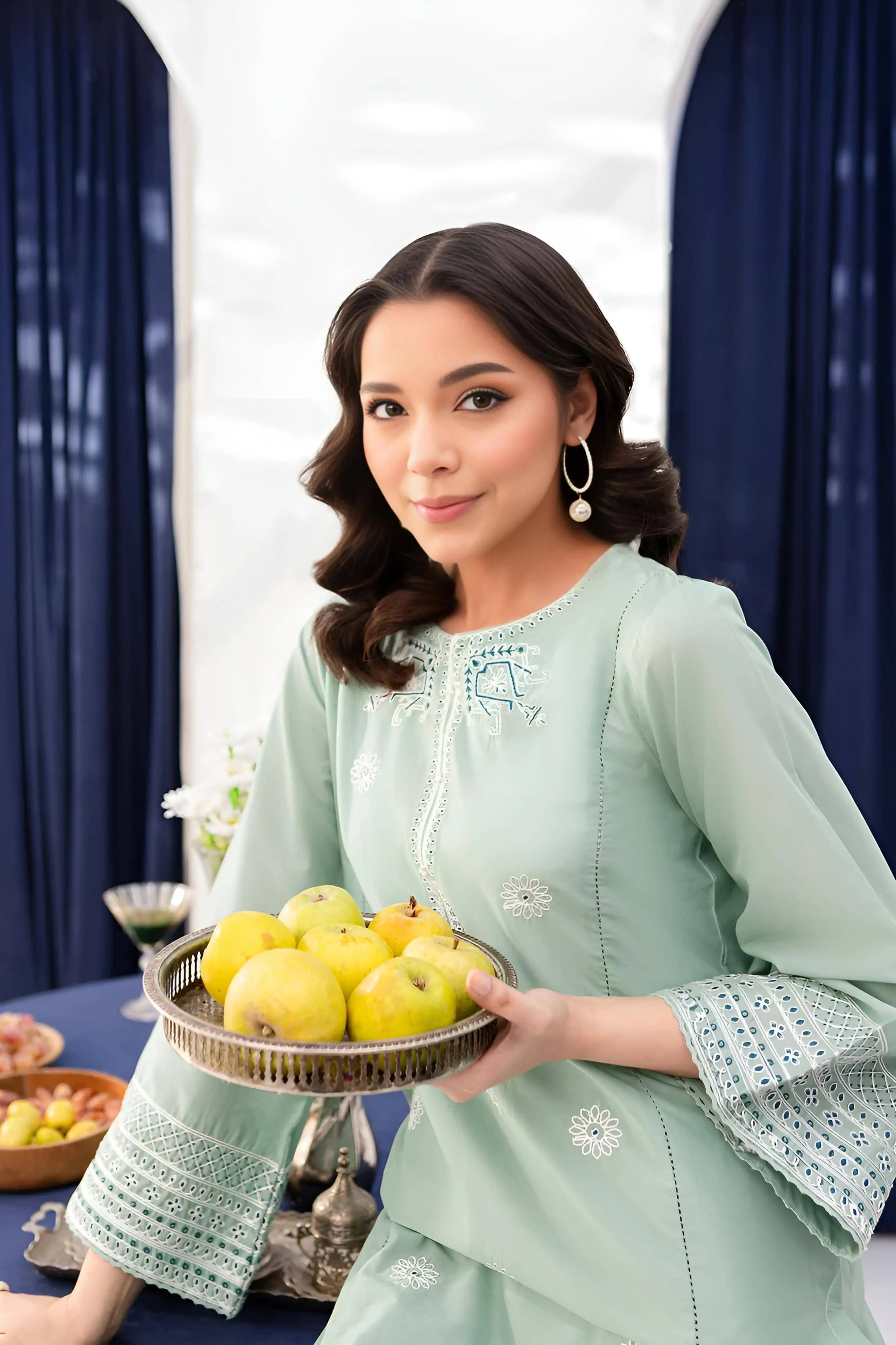 Best Seller - Opaline - 2Pc Stitched Embroidered Dress - Image 9